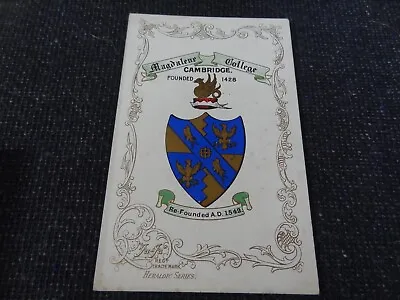 Magdalene College Cambridge Coat Of Arms Jaja Heraldic Postcard - 83020 • £1.50