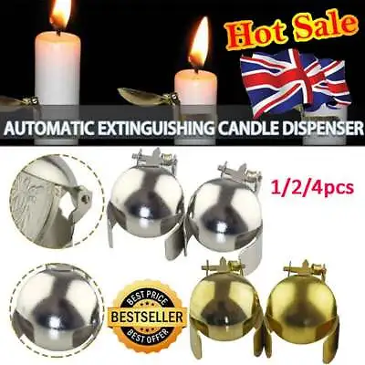 1-4 Pcs Candle Snuffer Automatic Fire Extinguishing Candle Snuffer Extinguisher • £5.28