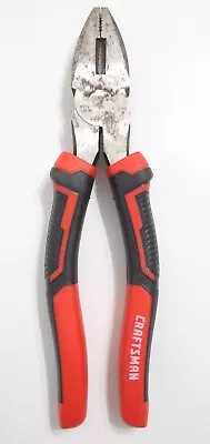 CRAFTSMAN Linesman Pliers CMHT81648 Red Black Chrome Cutting Tool • $14.95