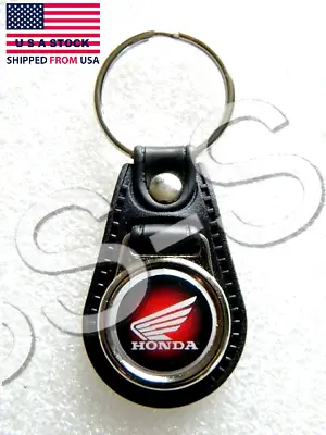 Honda Wing Key Fob Ring Chain Motorcycles Trx Shadow Vfr Cbr Vtx Varadero F6c Xr • $12