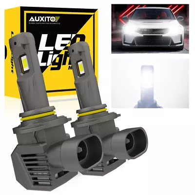 Auxito 9006 LED Headlight Bulbs Kit High Low Beam 6500K Super White CANBUS HOT • $34.19