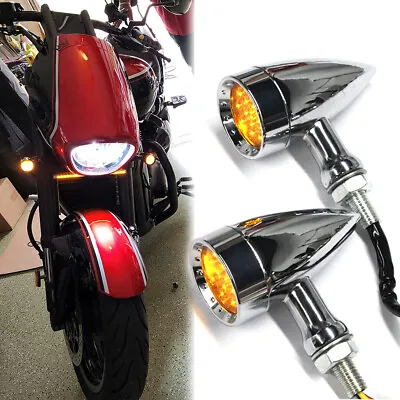 Motorcycle LED Bullet Turn Signal Light For Suzuki Boulevard C109R C50 S40 50 83 • $23.11