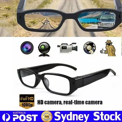 1080P HD Hidden Camera DVR Glasses Eyewear Video Recorder Sunglasses Eyeglass AU • $33.14