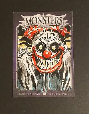 2018 Lowell Isaac MONSTERS Sketch Card Neil Camera's GPK Wacky Packages Artist . • $45