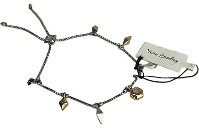 Vera Bradley Iconic Charm Bracelet In Multi Tone • $12.59