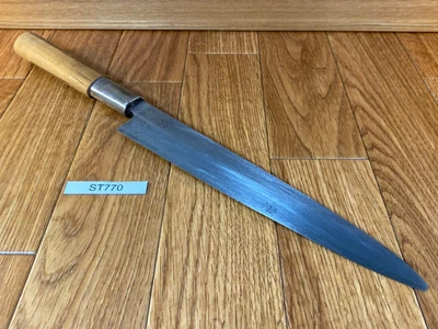 $31.98 • Buy Japanese Chef's Kitchen Knife Yanagiba Vintage Sushi From Japan 198/336mm ST770