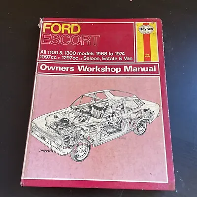 Ford Escort Mk1 1100 & 1300 (1968-1974) Haynes Owners Workshop Manual • £9.99
