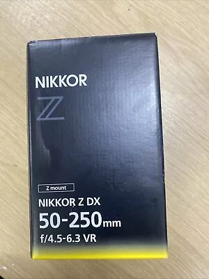 Brand New Sealed Nikon NIKKOR Z DX 50-250mm F4.5-6.3 VR  Lens • £299.99