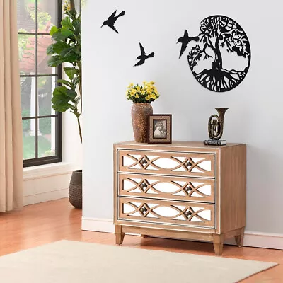 £12.84 • Buy Metal Wall Art Tree Of Life Hanging Garden Sculpture Home Living Room Decor U1[