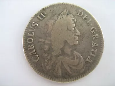 1672 Halfcrown - Charles II - Seldom Seen Coin In A Lovely Toned Condition • £200