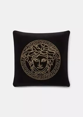 Versace- Medusa Studs Velvet Cushion • $375