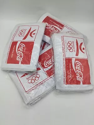 Coca Cola Barcelona 92 Olympics Vintage Cooler Bag  White 6 Cans NEW X5 Bundle • £35