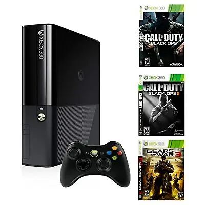 $268.52 • Buy Microsoft Xbox 360 500GB With Gears Of War 3 And Call Of Duty: Black Ops 1 6Z