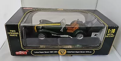 Anson 1/18 Scale Diecast 19723P - 1973 Caterham Super 7 - Green • £44.99