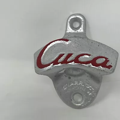 Cuca Beer STARR X Cast Wall Mount Bottle Opener USA Vintage • $14.99