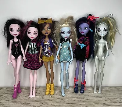 Monster High Doll Lot Of 6 Clawdeen Abbey Jane For Parts And Repair - Sold As Is • $30