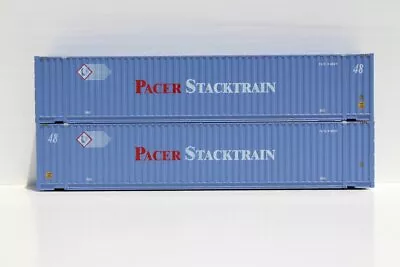 JTC Model Trains 485017 N PACER 48'' HC 3-42-3 Corrugated Containers W/Magnetic • $24.15