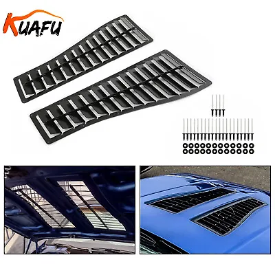 KUAFU For Camaro Z28 IROC-Z IROC 1985-1990 Hood Louvers Scoop Reproduction Pair • $59.99