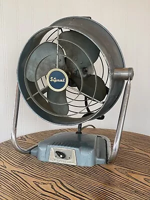 Vintage Signal Jet Stream HV-120 All Metal Fan Desk Or Wall POWERFUL! 3 Settings • $44.82