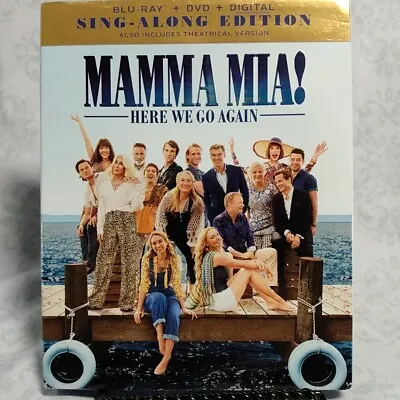 Mamma Mia!: Here We Go Again (Blu-ray DVD 2018) SWB Combined Shipping • $4.24
