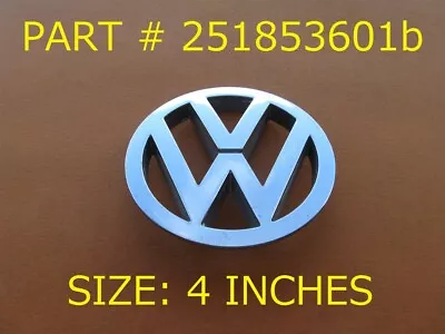 VW VOLKSWAGEN VAN VANAGON EUROVAN REAR EMBLEM LOGO BADGE SIGN 251853601b A39455 • $28.50