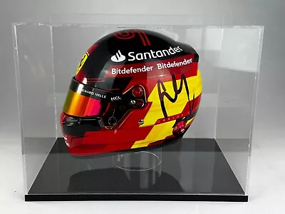 F1 CARLOS SAINZ ORIGINAL Signed 1/2 BELL Mini Helmet FERRARI 2023 NEW 5. • $699