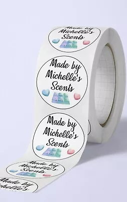 Made By Wax Melts Stickers Wax Bars Melts Label Packaging Business Personalised  • £2.49