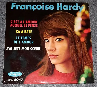 £9.95 • Buy FRANCOISE HARDY - C'est A L'Amour Aquel Je Pense- Rare! 7  EP  (French Press)