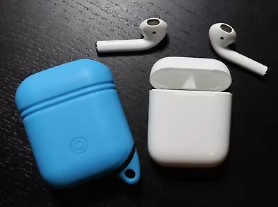 Apple AirPods 1st Gen With Charging Case And Protective Silicon Case • $50