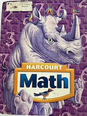 $3 • Buy Harcourt Math Grade 4 Student Textbook 2007