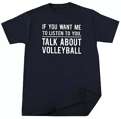 Volleyball Player Funny T Shirt Play Volleyball Lover Gift Idea Humor Top Tees • $19.99