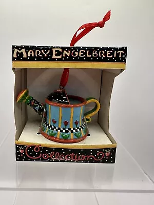 Mary Engelbreit Vintage Watering Can Ornament New In Box • $10