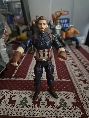 2017 Hasbro Marvel Avengers Infinity War 6  Captain America Figure • £3.50