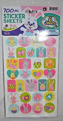 700 PC EASTER Stickers Scrapbook 4+ Craft NEW PLAY Decorate Eggs PEEL OFF Bunny • £2.49