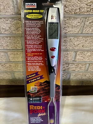 Maverick REDI FORK PRO Electric Food Probe Thermometer W/ Light Model ET-64 New • $19