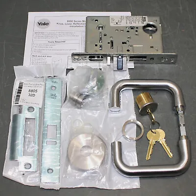 Yale Mortise Lever Lockset CRR 8808FL 626 Classroom Grade 1 Carmel Door Handle • $299.95