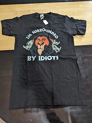 Disney Lion King  I'm Surrounded By Idiots  Black Shirt Sz S • $11.02