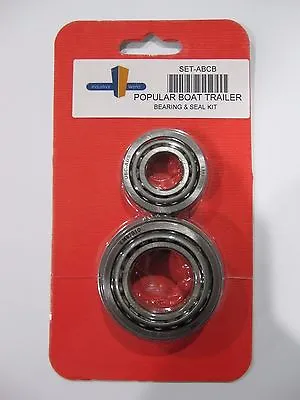 Boat Trailer 6x4 Wheel Bearing Kit 39/40mm Axle Lm11949/10 Lm67048/10 Plus Seal • $14.50