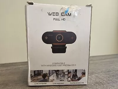 Web Cam Full HD 1080P Desktop PC Video Calling Webcam Camera With Microphone • $29.99