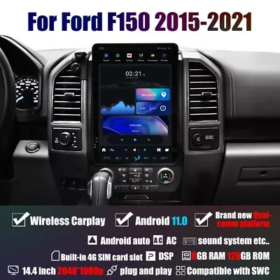 14.4  Android Navigation Car GPS Stereo Radio For Ford F150 F250 F350 F450 F550 • $899