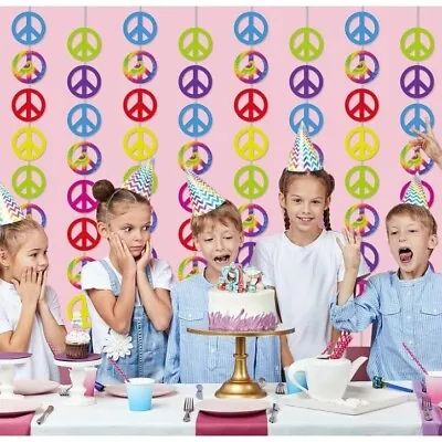 £3.14 • Buy Groovy 60's Hippie Theme Party Banners And Decorations