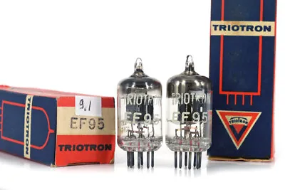 MATCHED PAIR EF95/6AK5 TRIOTRON NOS BRITISH Tube Valve 진공관 真空管 电子管 Röhre Valvula • $59