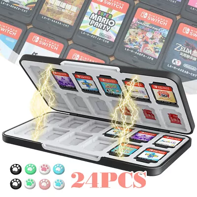 NEW Magnetic Game Card Soft Case Holder Cartridge Storage Box Nintendo Switch AU • $16.90