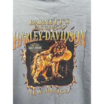 Harley Davidson T Shirt Barnetts Las Cruces NM Wolf Bike Biker Size XL • $29.99