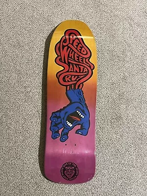 Santa Cruz Speed Wheels Hand Screened Limited #256 Of 300 Vein/ Hand Deck • $92.99