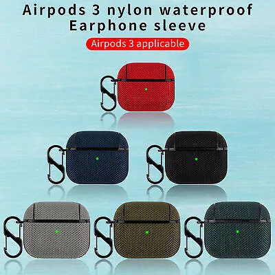 $11.49 • Buy AirPods 1/2/3/Pro Nylon Case Earphone Shockproof Protective Cover With Keychain