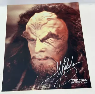 Star Trek J.G. Hertzler As General Martok  Hand Signed Autographed 8x10 Photo  • $19.99