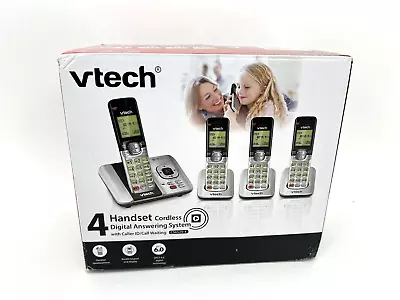 VTech CS6529-4 DECT 6.0 Cordless Phone Answering 4 Handsets System & Caller ID • $52.99