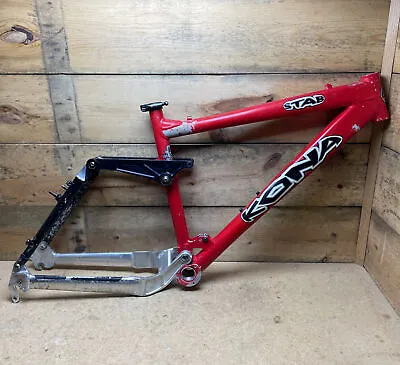 2001 Kona Stab Full Suspension Mountain Bike 18” Frame Vintage Downhill • $169.95