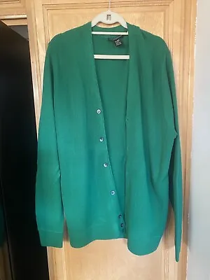 Weatherproof Vintage Cardigan Sweater Green Mens Sz XXL • $34.99